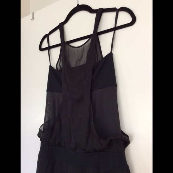 Helmut Lang Elegant Black Silk Midi Dress - Picture 5 of 9